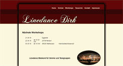 Desktop Screenshot of linedancedirk.de